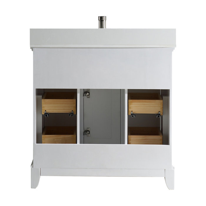 Red Barrel Studio® Valor 36'' Single Bathroom Vanity with Engineered